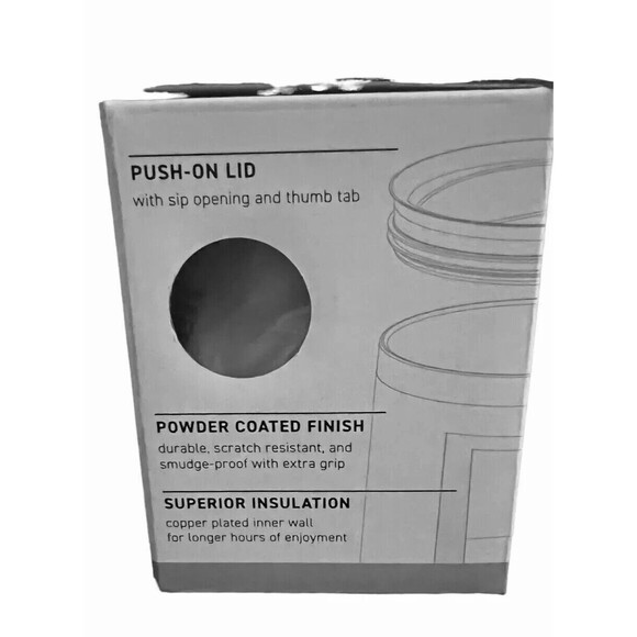 CECE Stainless Steel Tumbler Mug 12oz Hot Cold Beverage Travel Cup Leak Proof - Picture 6 of 11